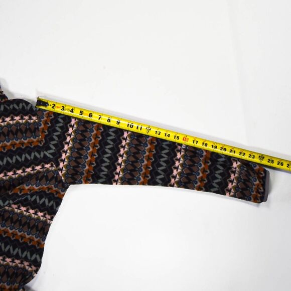 Patagonia Women's Micro D Snap-T Button Patterned Pullover Sweater - M - Picture 4 of 7